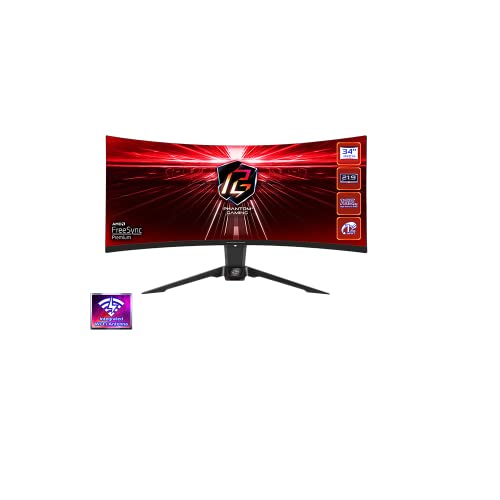 ASRock PG34WQ15R2B 34" CURVED...